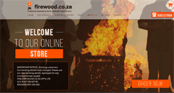 Desktop Screenshot of firewood.co.za